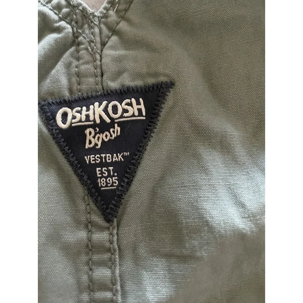 Oshkosh Green W/contrasting‎ Cuffs 4T Made Bangladesh